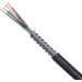 Mini-Split Cable, 14/4 250' Reel MetalClad Black Stranded